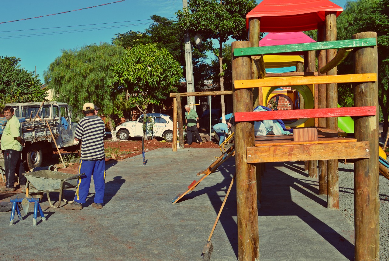 Residencial Mauá ganha Parque Infantil 